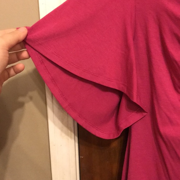 ECI NY Blouse Hot Pink!! PLUS size XXL. - Picture 2 of 8